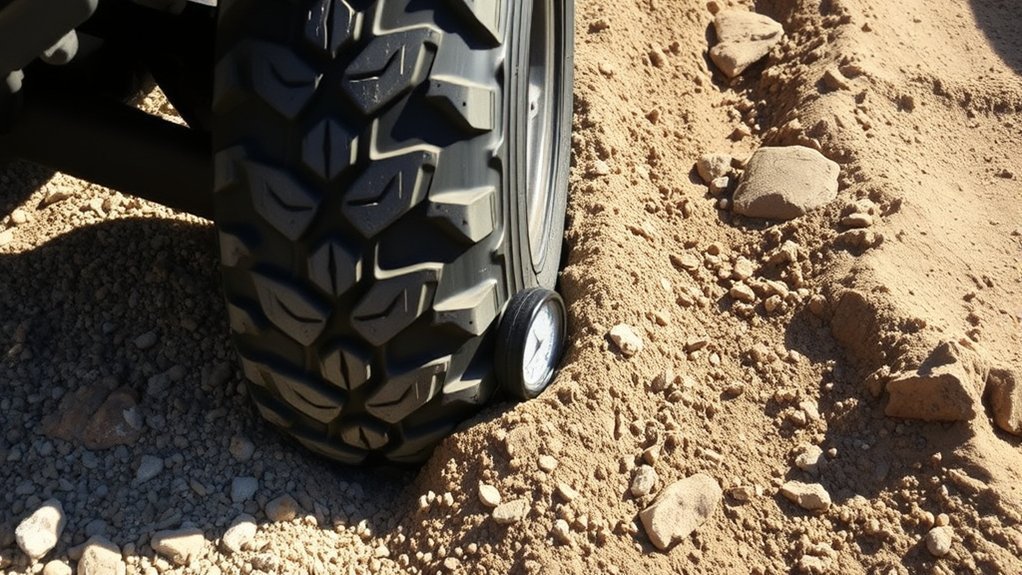 adjust tire pressure accordingly