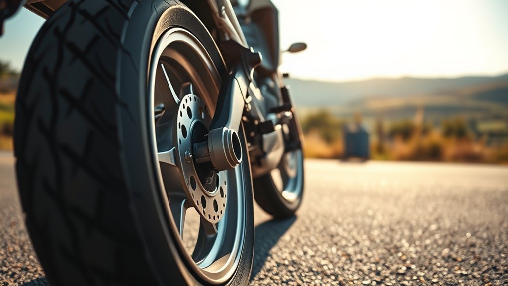 adjust tire pressure accordingly