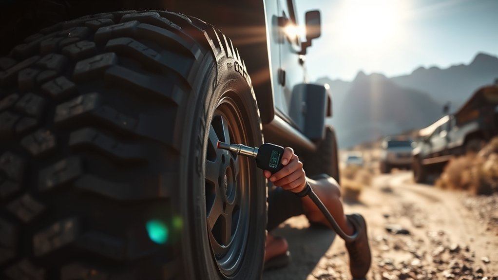 air down tires safely