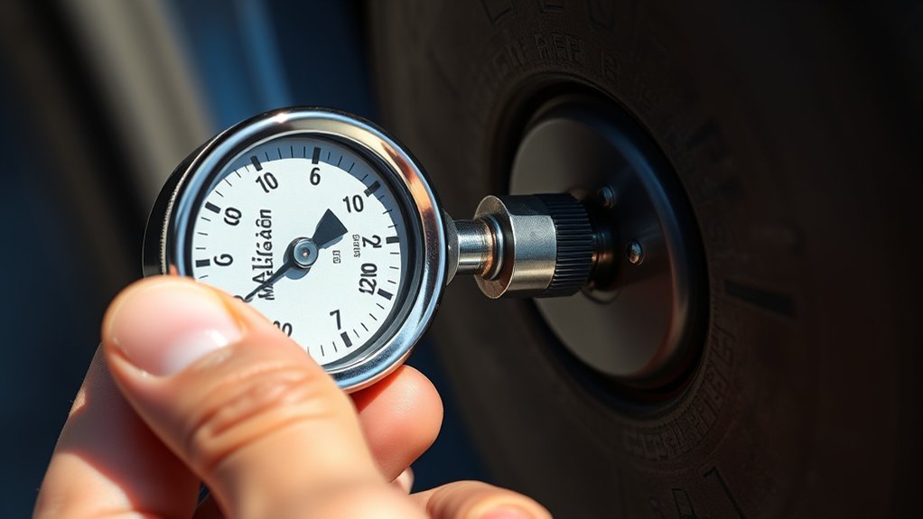 attach gauge for accurate reading