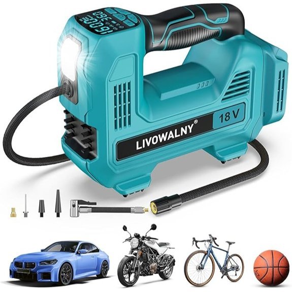 LIVOWALNY Cordless Tire Inflator (No Battery)