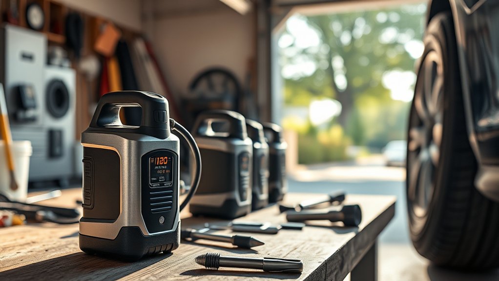 battery powered tire inflators