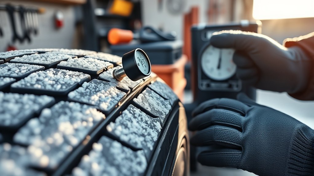 check and adjust tires