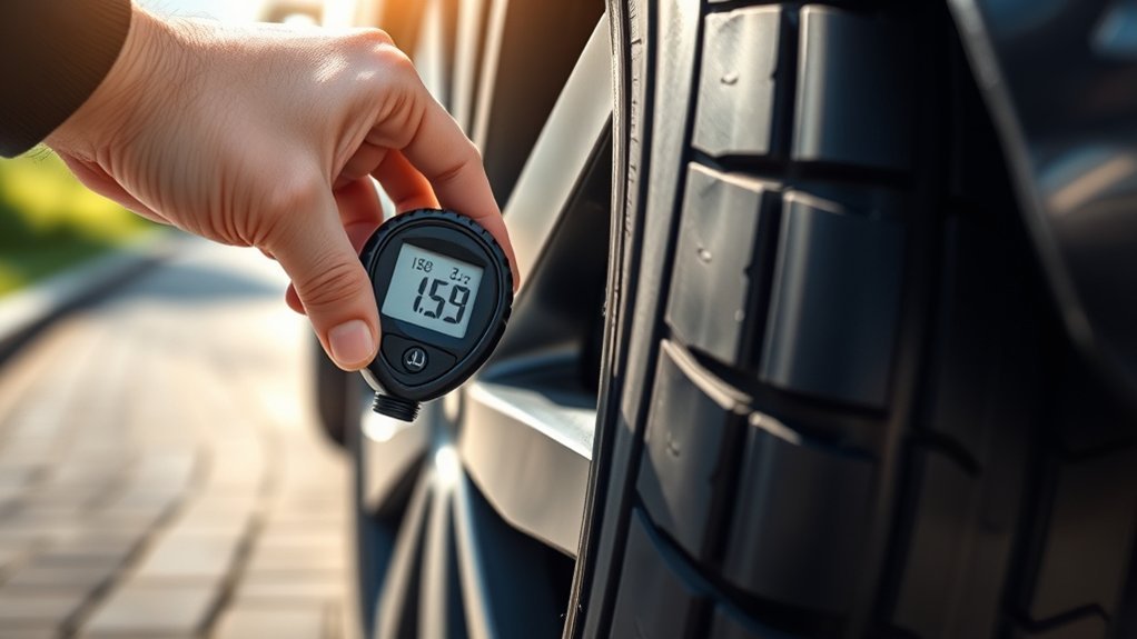 check tire pressure monthly