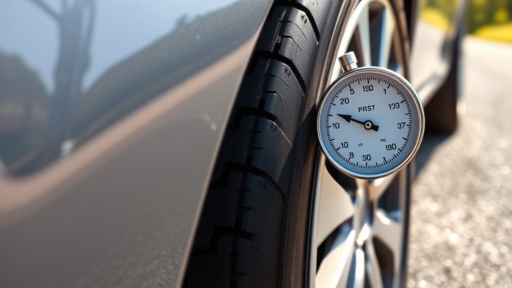 check tire pressure regularly