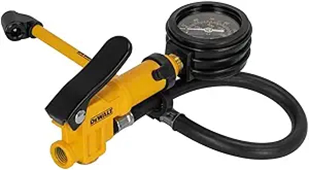 DEWALT 2-Inch Analog Tire Inflator with Dual Chuck