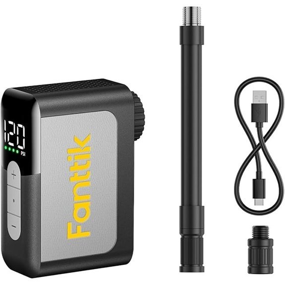 Fanttik X10 Ace Mini Electric Bike Pump with Gauge