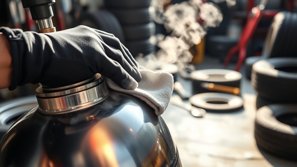 cool down tire inflator