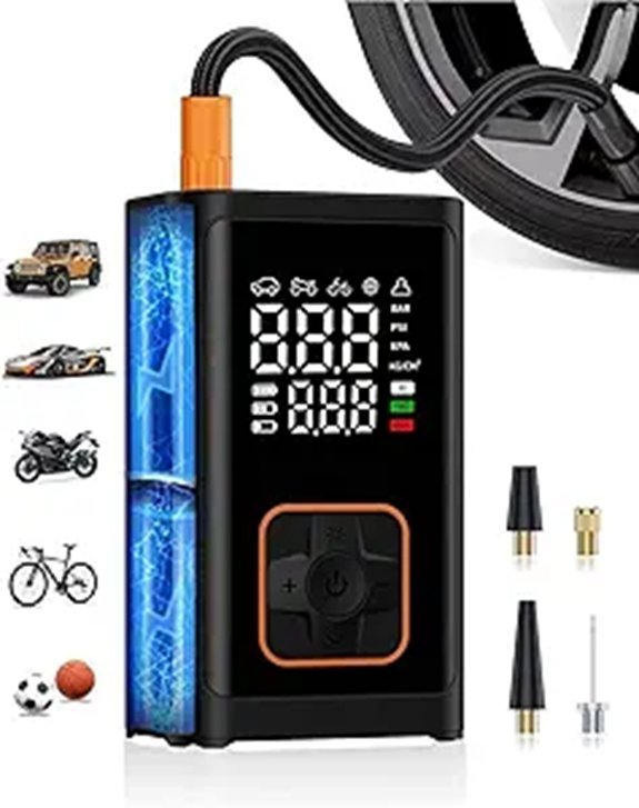 Portable 150PSI Cordless Tire Inflator with LED