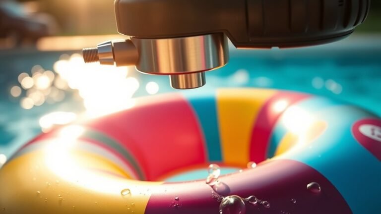 fast inflating pool floats
