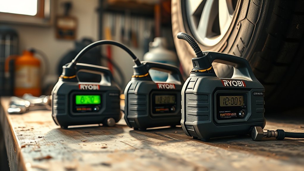 fast inflating ryobi tire inflators