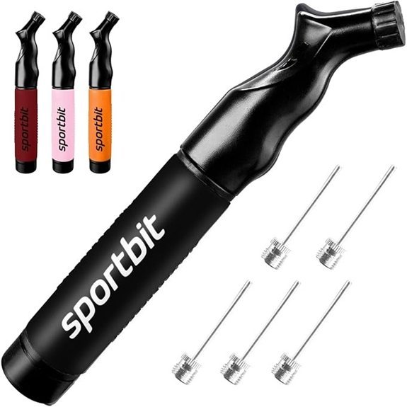 SPORTBIT Hand Ball Pump with 5 Needles