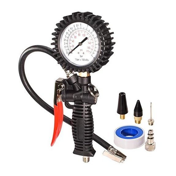 Dynastus Pro Pistol-Grip Tire Inflator (170 PSI)