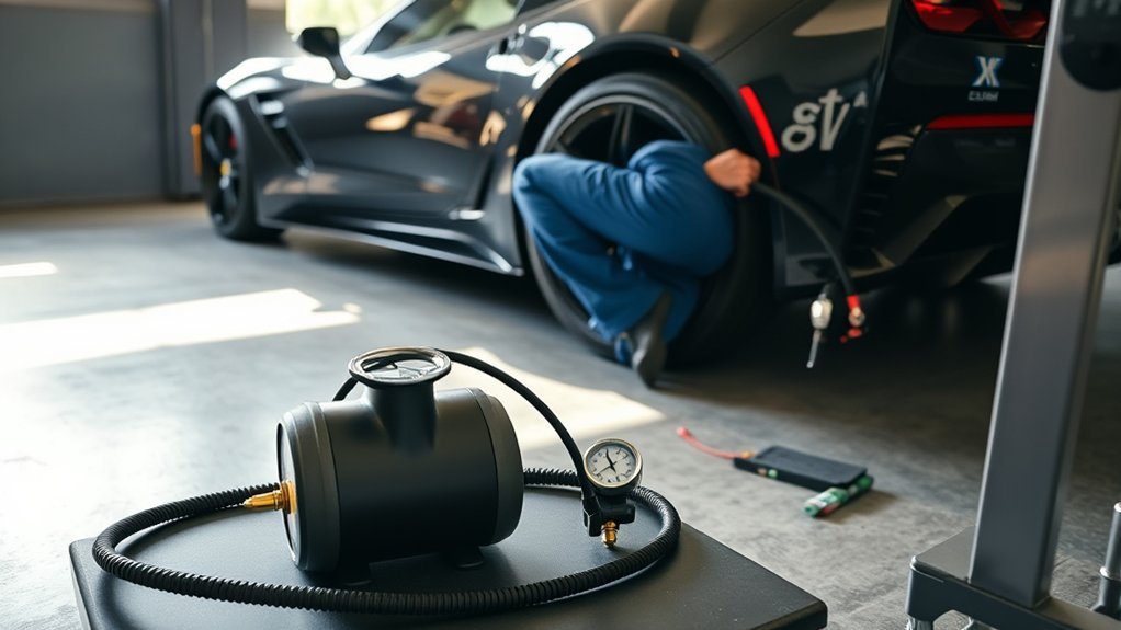 inflate car tires safely