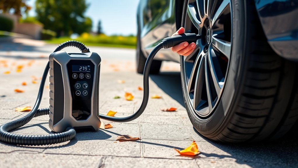 inflate tires with ease