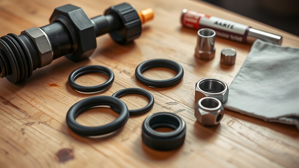 inspect lubricate replace o rings