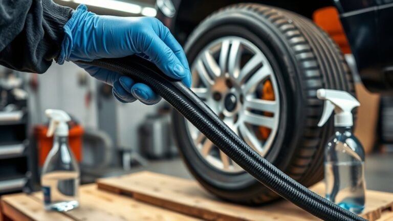 inspect tire inflator hose