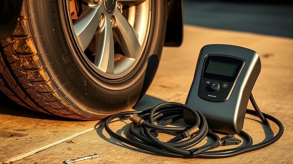 isolate tire or inflator