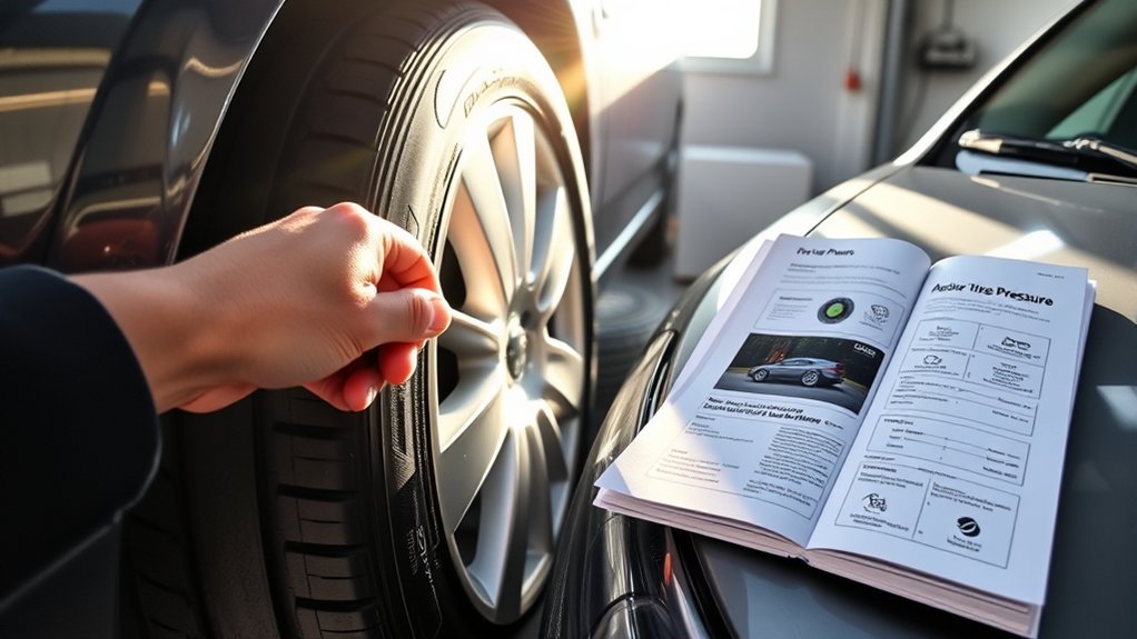 measure tire pressure cold