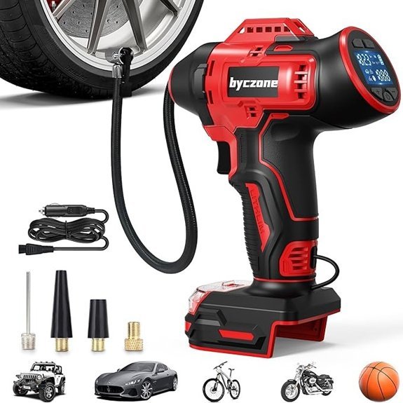 Cordless 160 PSI Tire Inflator for MILWAUKEE 18V