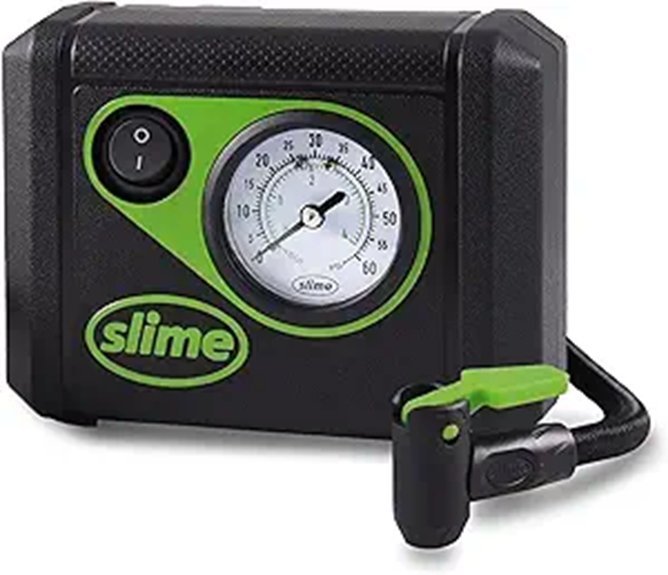 Slime Junior 12V Compact Tire Inflator Portable