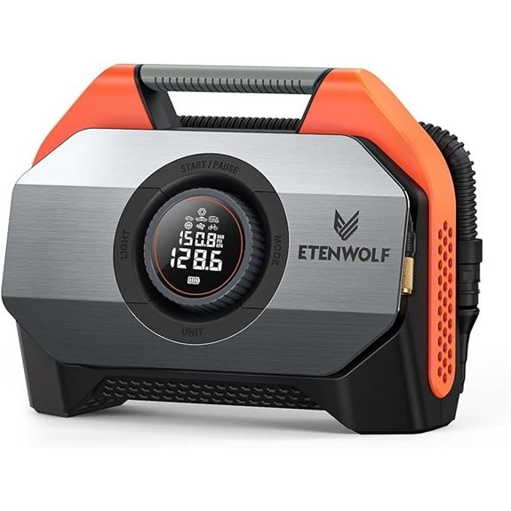 ETENWOLF VORTEX S6 Portable Cordless Tire Inflator