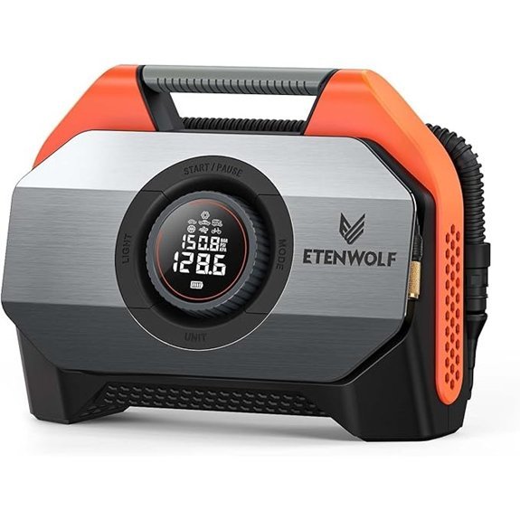 ETENWOLF VORTEX S6 Portable Cordless Tire Inflator