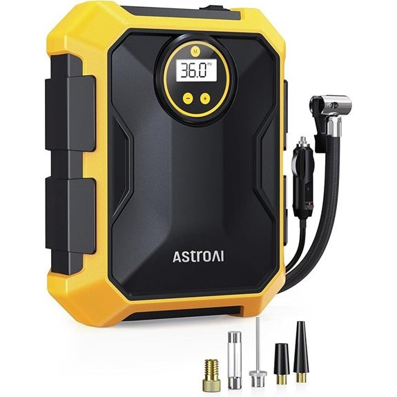 AstroAI 12V Portable Tire Inflator Air Compressor