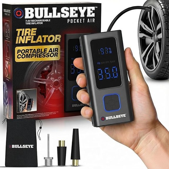 Bullseye Pro POCKET AIR Portable Tire Inflator