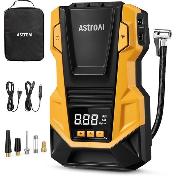 AstroAI Portable 150PSI AC/DC Tire Inflator