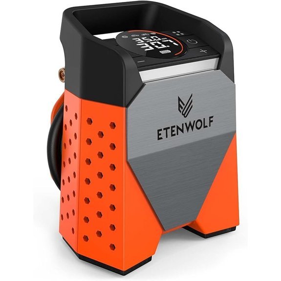 ETENWOLF ZEPHYR S3 Portable Tire Inflator (Orange)