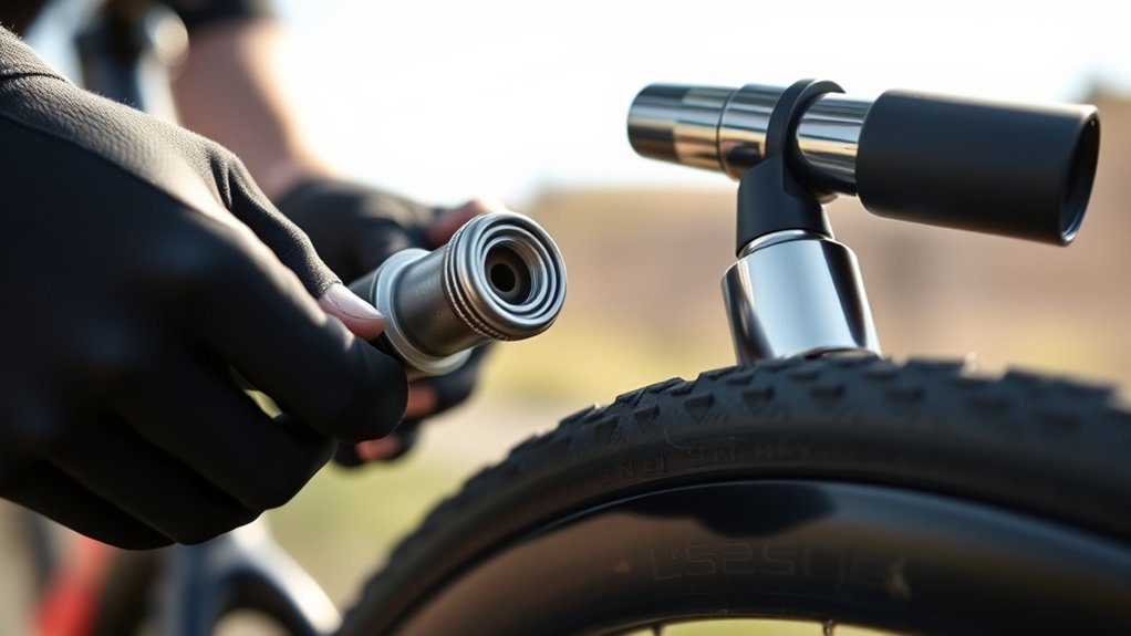 prepare schrader valve safely