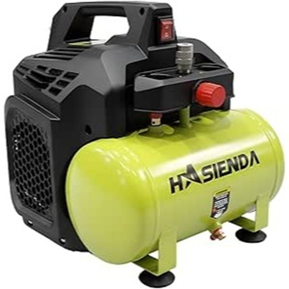 2-Gallon Quiet Oil-Free Portable Air Compressor