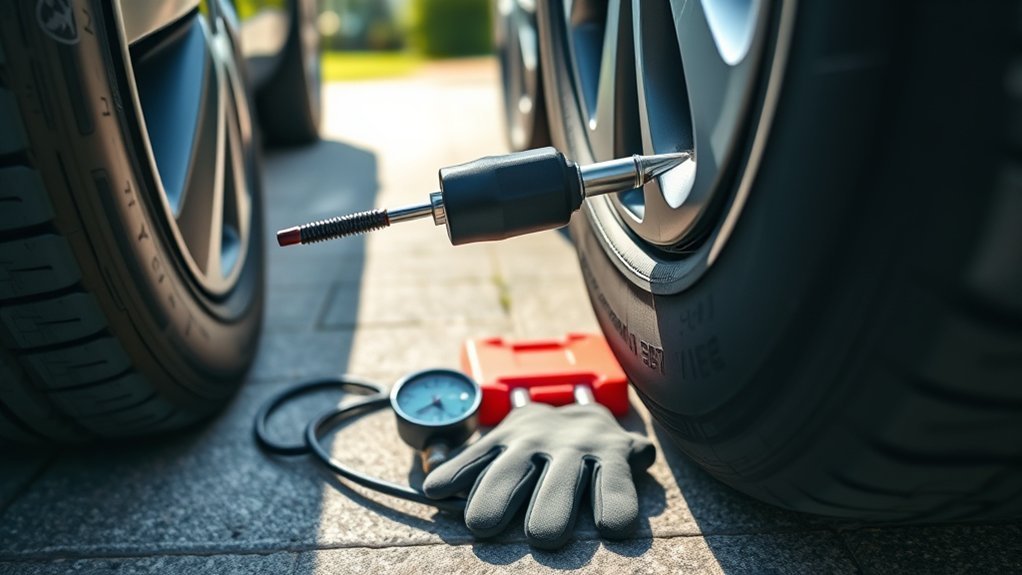 release air from tire