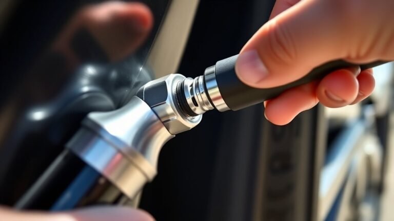 secure tire inflator connection
