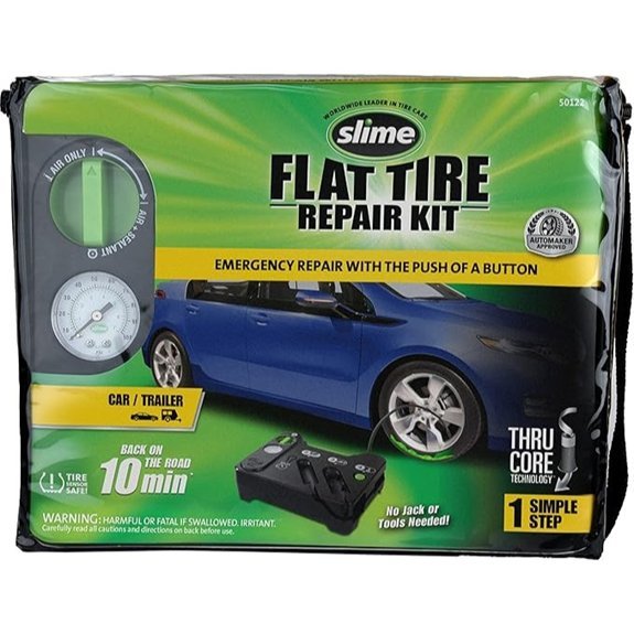 Slime Flat Tire Puncture Emergency Kit with Inflator