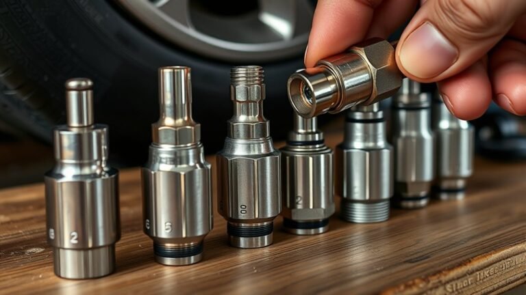 tire inflator chuck guide