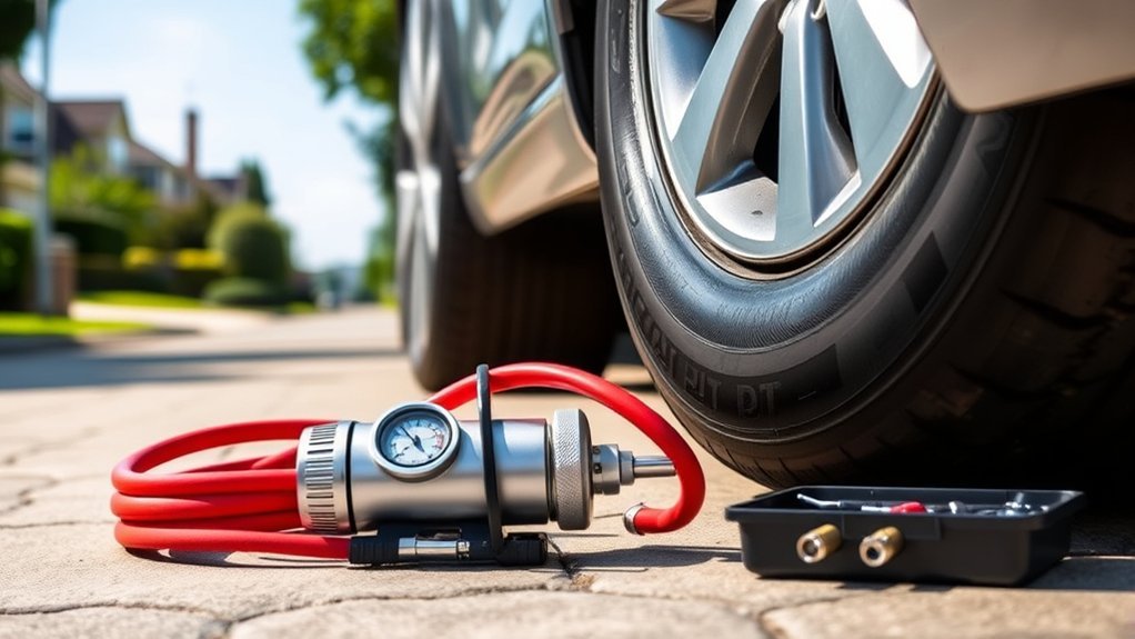 tire inflator for emergencies