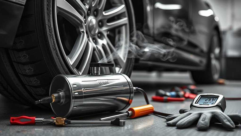 tire inflator overheating prevention