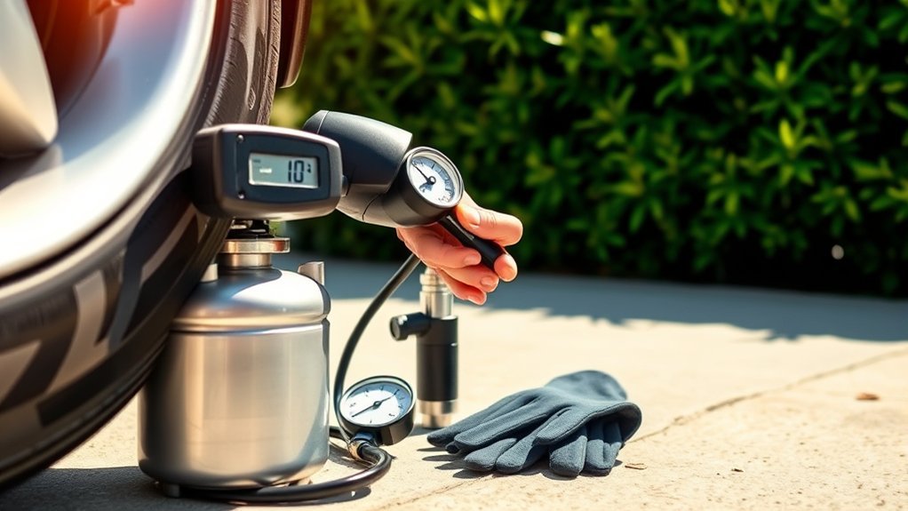 tire pressure maintenance routine