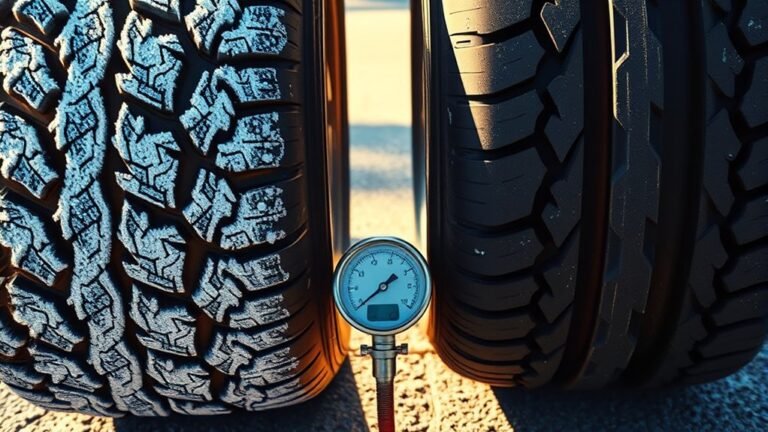 tire pressure measurement differences