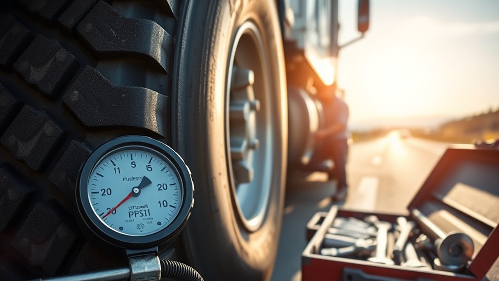 tire pressure temperature adjustments