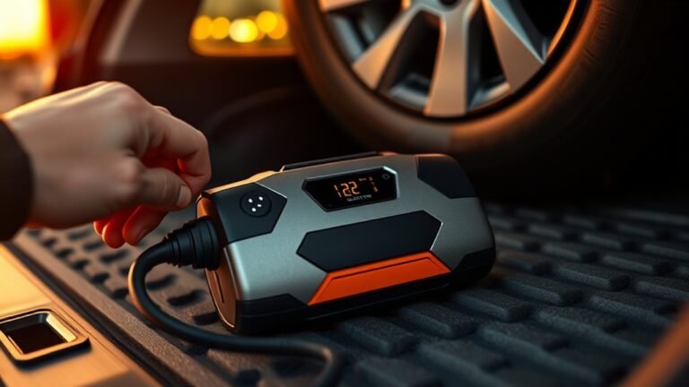 top battery tire inflator