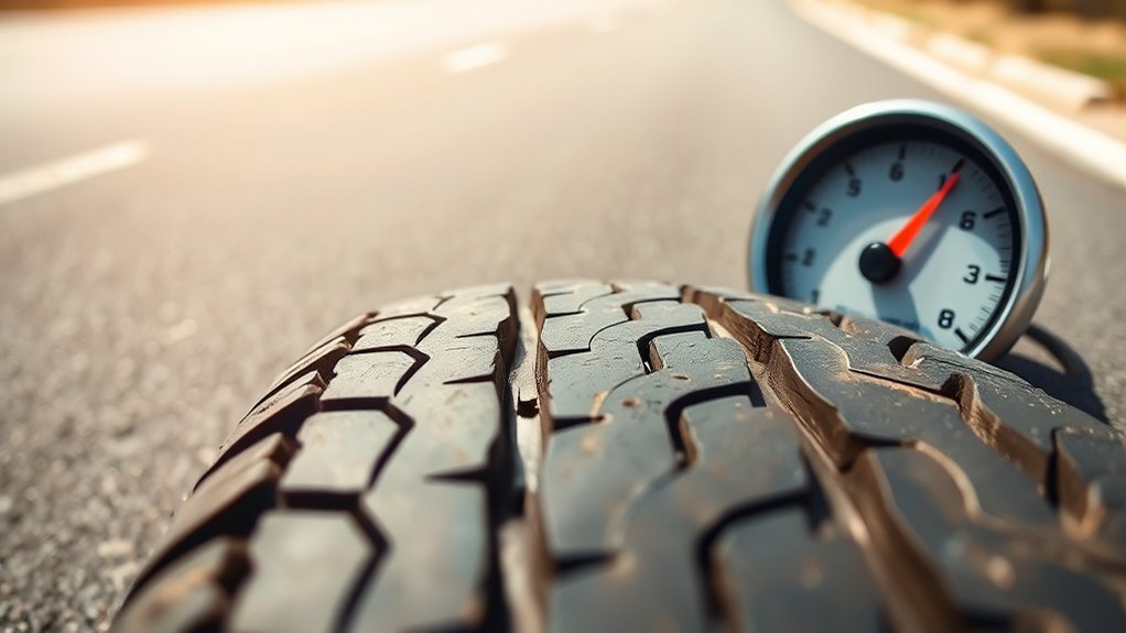 underinflation causes tire damage