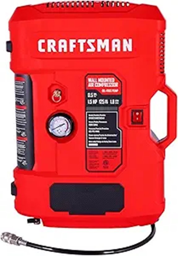 CRAFTSMAN Wall-Mount Tire Inflator Air Compressor