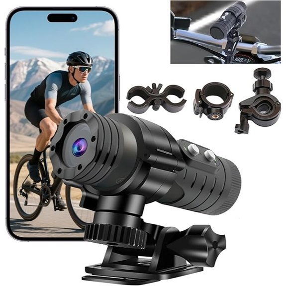 B-Qtech WiFi 1080P HD Helmet Action Camera