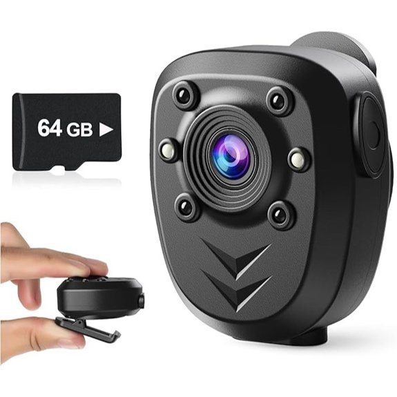 Body Camera with 1080P Recording and Night Vision