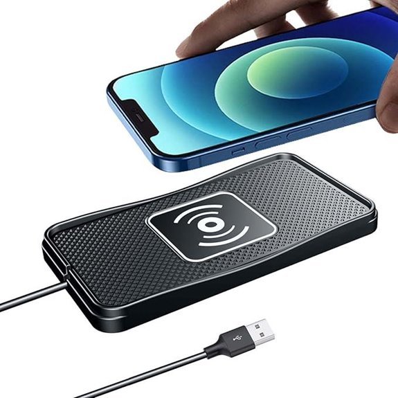 Wireless Phone Charger Qi Car Charging Pad 15W