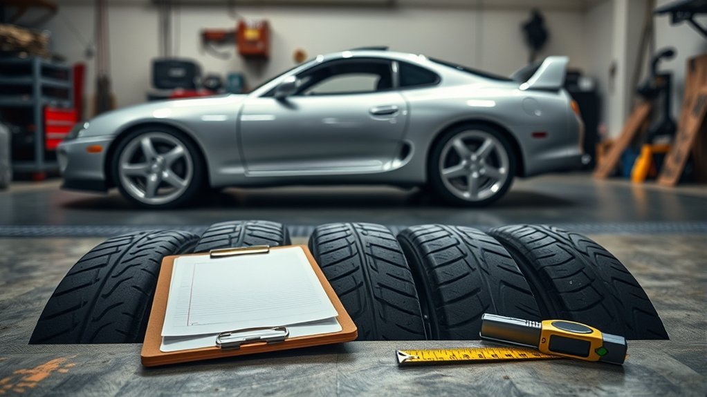 1990s toyota supra tire sizes