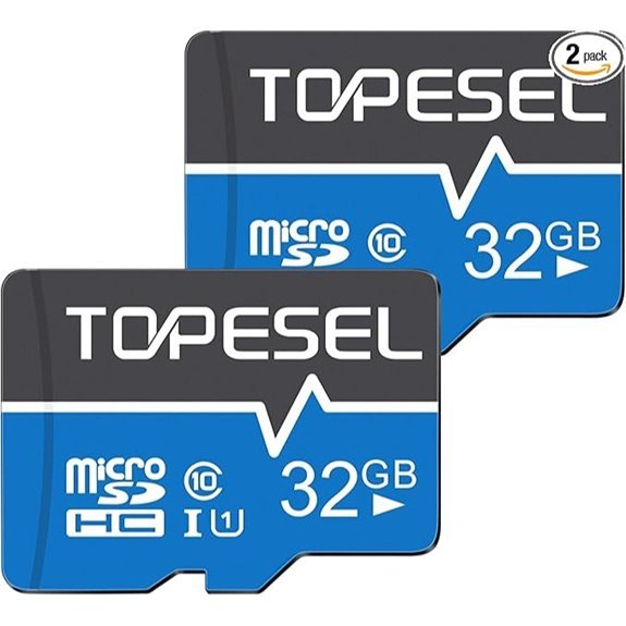 TOPESEL 32GB Micro SD Card 2 Pack